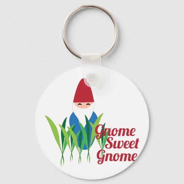 Porte-clés Gnome Sweet Gnome (Recto)