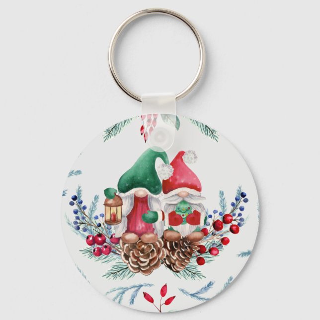 Porte-clés Gnomes adorables (Recto)