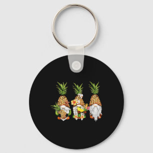 Porte-clés Gnomes Ananas Plages Été Aloha Hawaï Hawaïen