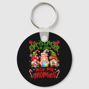 Porte-clés Gnomes d'été suspendus avec mes gnomes pour Noël