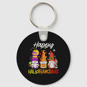 Porte-clés Gnomes Hallothanksmas Halloween Thanksgiving Chris