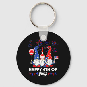 Porte-clés Gnomes joyeux 4 juillet