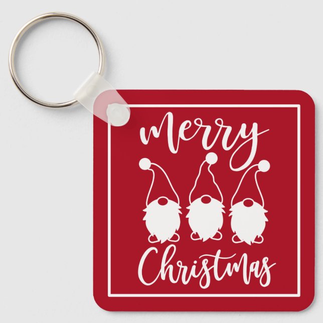 Porte-clés Gnomes Joyeux Noël-45762 (Recto)