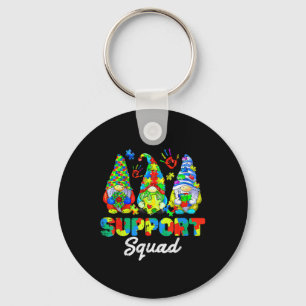 Porte-clés Gnomes Sensibilisation sur l'autisme Support Squad