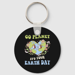 Porte-clés Go Planet Your Jour des terres 2025 Enseignant Kid