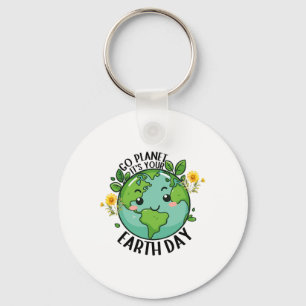 Porte-clés Go Planet Your Jour des terres 2025 Enseignant Kid