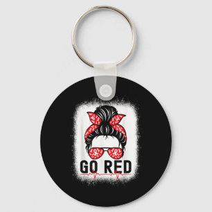 Porte-clés Go Red For Women American Heart Disease Awareness