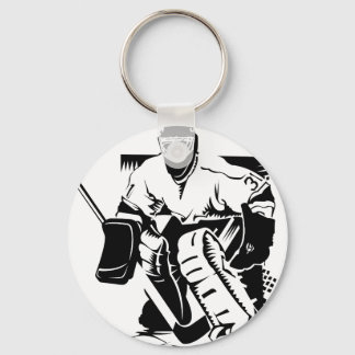 Porte-clés Goalie de hockey