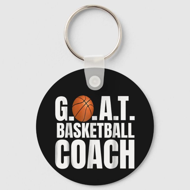 Porte-clés Goat Basketball Coach Greatest Of All Time Coach (Recto)