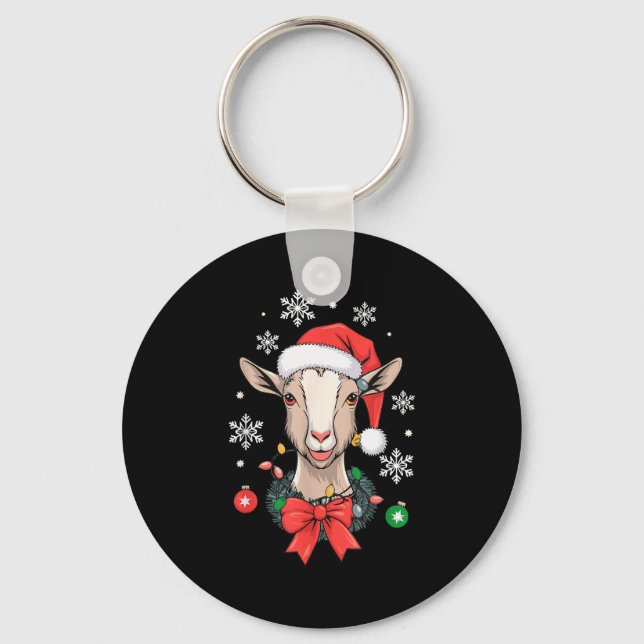 Porte-clés Goat Christmas  (Recto)