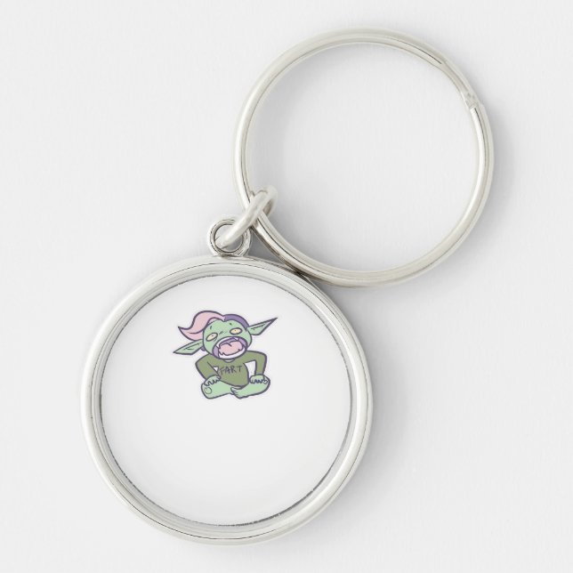 Porte-clés Goblincore Pet de Gobelin Classique (Devant)