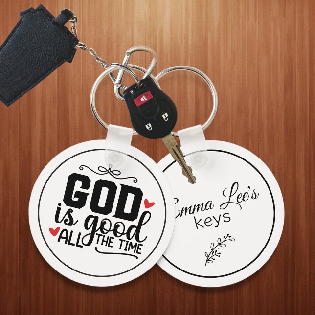 Porte-clés God Is Good All The Time Customizable (Créateur téléchargé)