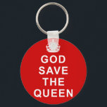 Porte-clés God Save the Queen Tshirts, Bags, Gifts<br><div class="desc">We took the classic "KEEP CALM AND CARRY ON" poster from World War II and changed the wording to read GOD SAVE THE QUEEN. A great commemorative design for celebrating and remembering the 2012 Diamond Jubilee. T-shirts, apparel, bags. T-shirts, apparel, bags.</div>