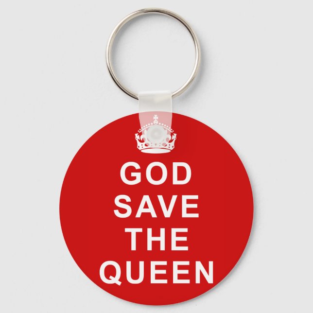 Porte-clés God Save the Queen Tshirts, Bags, Gifts (Recto)