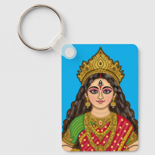 Porte-clés Goddess Durga Keychain (Recto)