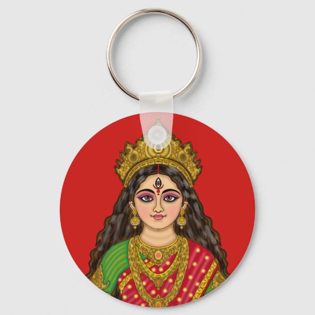 Porte-clés Goddess Durga Keychain (Recto)