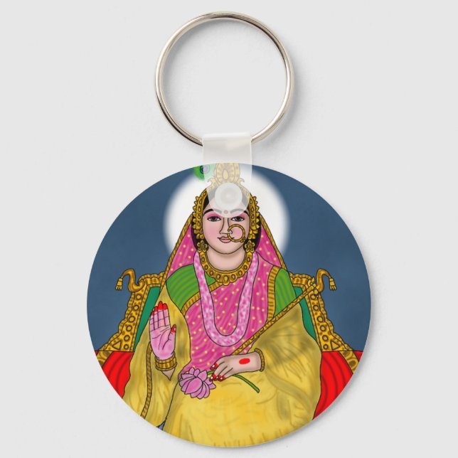 Porte-clés Goddess Radha Keychain (Recto)