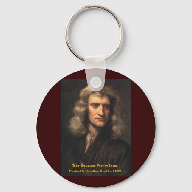 Porte-clés GodfreyKneller-IsaacNewton-1689 (Recto)