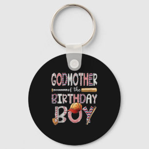 Porte-clés Godmère De L'Anniversaire Joueur De Baseball Joueu