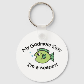 Porte-clés GodMom dit I&apos ; m a Keeper!