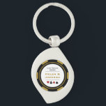 Porte-clés Gold Black Las Vegas Casino Poker Mariage Chip<br><div class="desc">Se marier à Las Vegas ou peut-être que vous avez un mariage thématique casino ? Ce porte - clé en or,  noir et blanc ferait une idée parfaite pour vous-même,  ou,  comme cadeau de remerciement pour votre fête de mariage.</div>