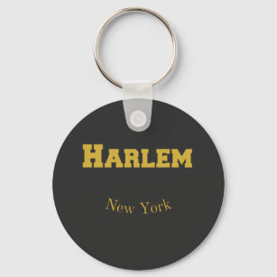 Porte-clés Gold de Harlem New York