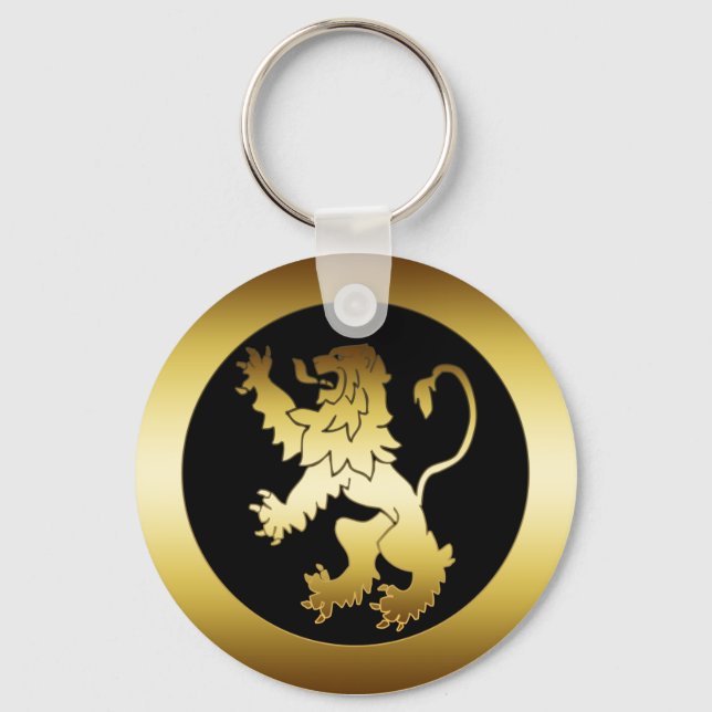 PORTE-CLÉS GOLD LION (Recto)