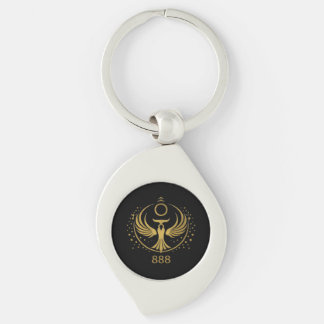 Porte-clés Gold Phoenix 888 | Sigil Symbole Spirit