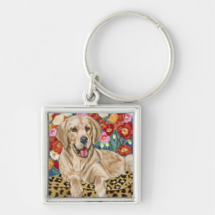 Porte-clés Golden Boy Retriever