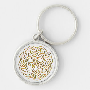 Porte-clés Golden Celtic Knot