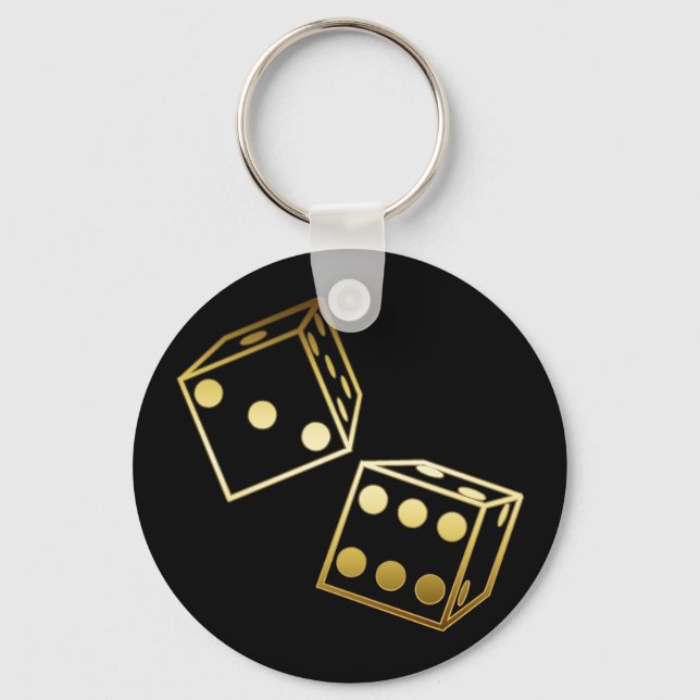 PORTE-CLÉS GOLDEN DICE (Recto)