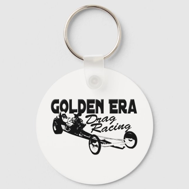 Porte-clés Golden Era Drag Racing Slingshot Dragster (Recto)