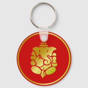 Porte-clés Golden Ganesha