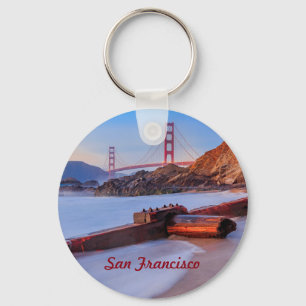 Porte-clés Golden Gate Bridge à San Francisco, Baker Beach