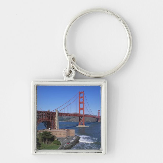 Porte-clés Golden Gate Bridge, San Francisco, Californie, 8 (Devant)