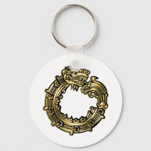 Porte-clés Golden Quetzalcoatl