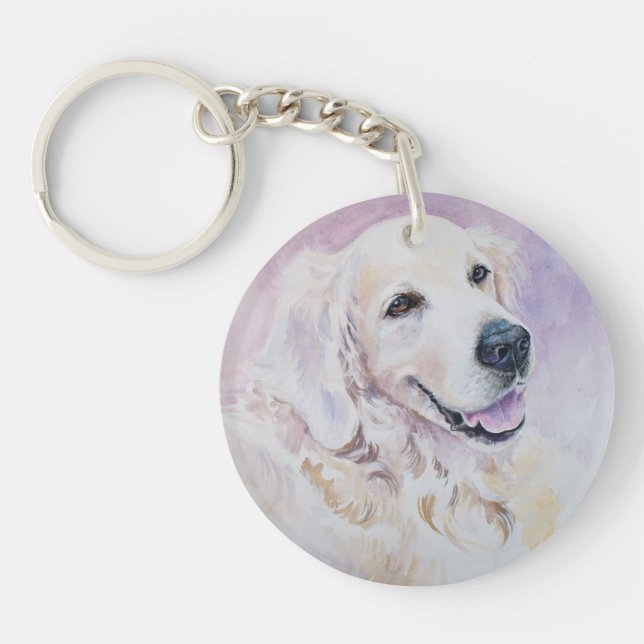 Porte-clés Golden retriever (Devant)
