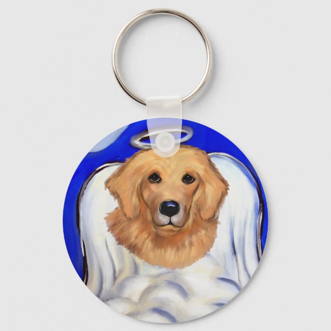 Porte-clés Golden Retriever (Recto)