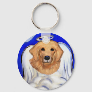 Porte-clés Golden Retriever Ange