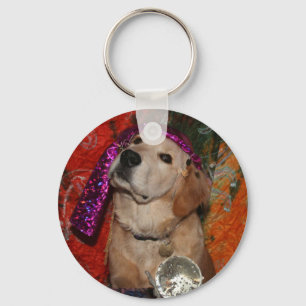 Porte-clés Golden Retriever Fortune Teller
