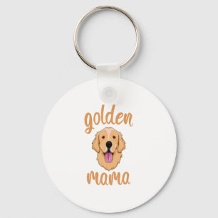 Porte-clés Golden Retriever Maman