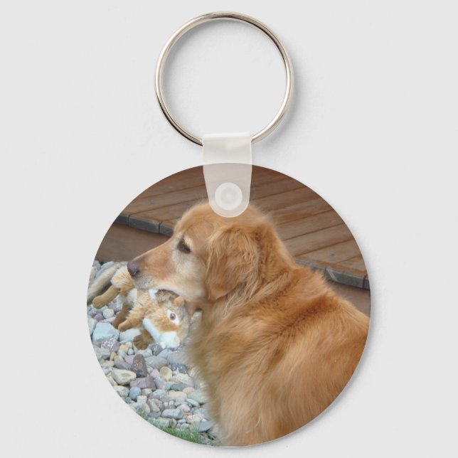 Porte-clés Golden Retriever Souled (Recto)