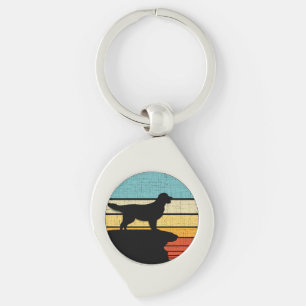Porte-clés Golden Retriever Vintage 60s les années 70 proprié