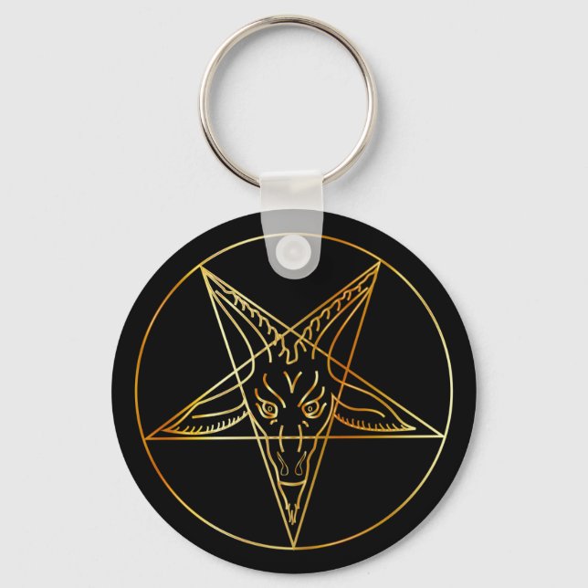 Porte-clés Golden sigil of Baphomet (Recto)
