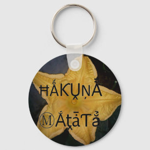 Porte-clés Golden Star Hakuna Matata
