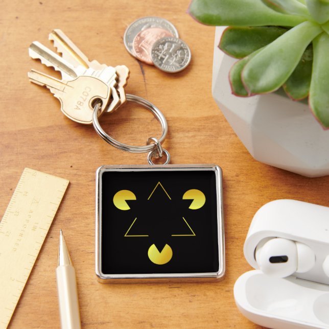 Porte-clés Golden Star illusion  (Bureau)