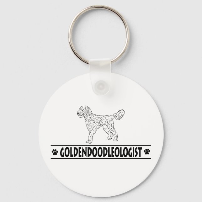 Porte-clés Goldendoodle (Recto)