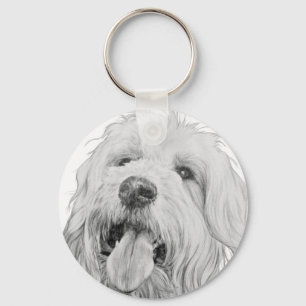 Porte-clés Goldendoodle