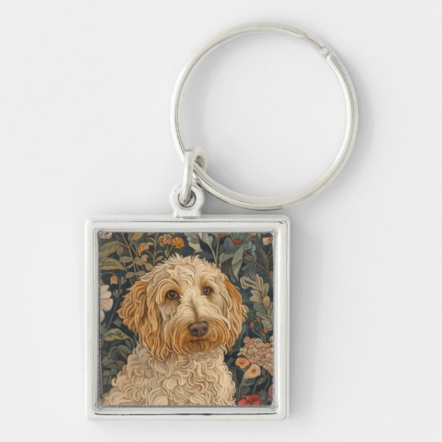 Porte-clés Goldendoodle (Devant)