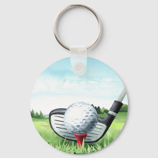 Porte-clés Golf Anniversaire Partie I Golfer